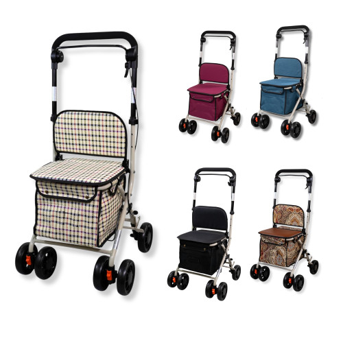 Andador con Asiento y Cesta